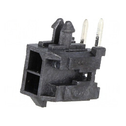 Conector Micro-Fit 3.0 3mm PIN 2 THT pentru cablu-placă soclu tată | Electronic-mag.ro | Componente Electronice