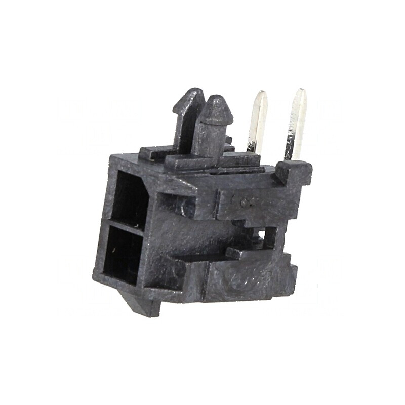 Conector Micro-Fit 3.0 3mm PIN 2 THT pentru cablu-placă soclu tată | Electronic-mag.ro | Componente Electronice
