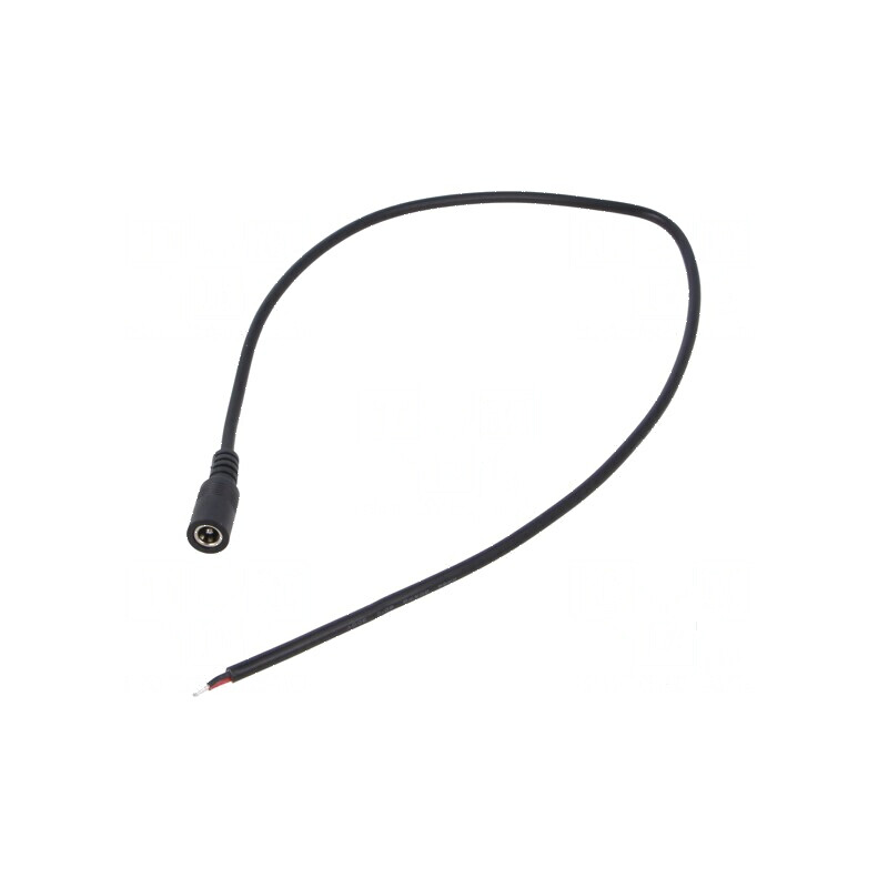 Cablu DC 2x0,5mm² cu soclu drept 5,5/2,1mm, negru, 0,5m, rezistent la temperaturi între -20°C și 80°C | Electronic-mag.ro | Componente Electronice Cablu DC 2x0,5mm² cu soclu drept 5,5/2,1mm, negru, 0,5m, rezistent la temperaturi între -20°C și 80°C | Electronic-mag.ro | Componente Electronice