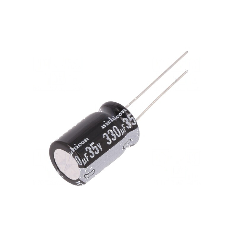 Condensator Electrolitic THT 330uF 35VDC Ø12,5x20mm ±20% - Componentă Electrónica de Calitate | Electronic-mag.ro | Componente Electronice