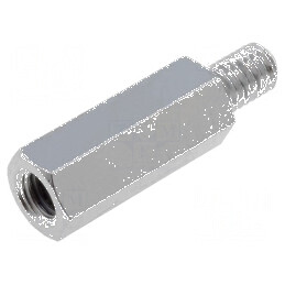 Piuliță Distanțieră Filetată 20mm, Filet Intern M5, Filet Extern M5 - Accesoriu pentru Construcții și Montaj | Electronic-mag.ro | Componente Electronice