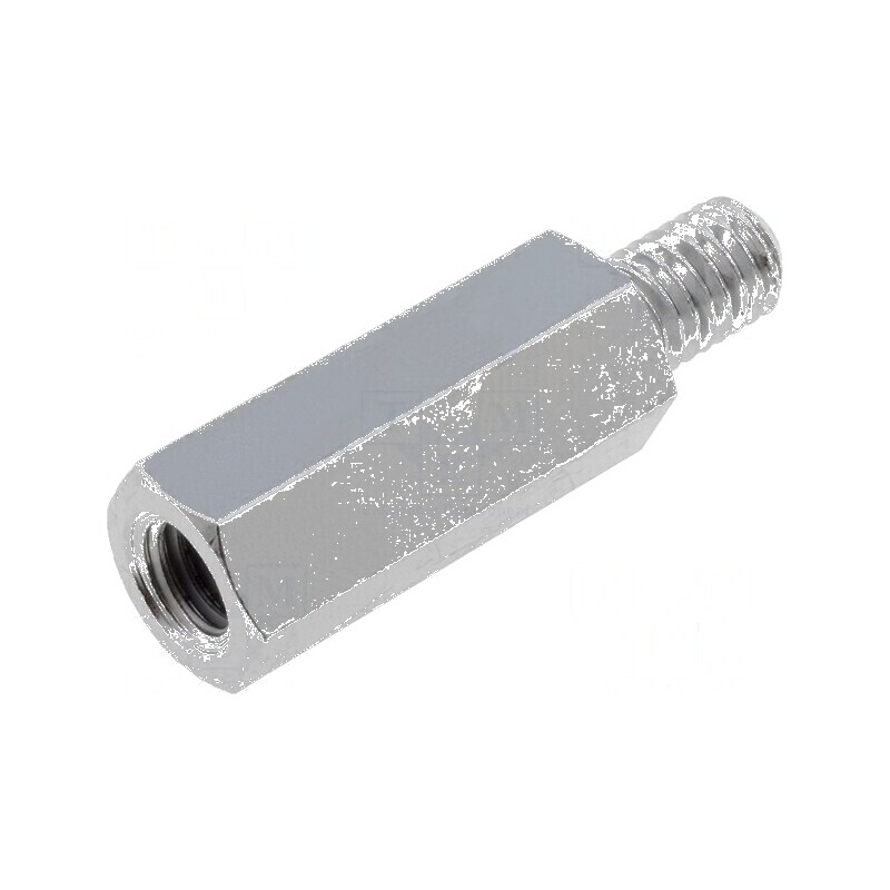 Piuliță Distanțieră Filetată 20mm, Filet Intern M5, Filet Extern M5 - Accesoriu pentru Construcții și Montaj | Electronic-mag.ro | Componente Electronice