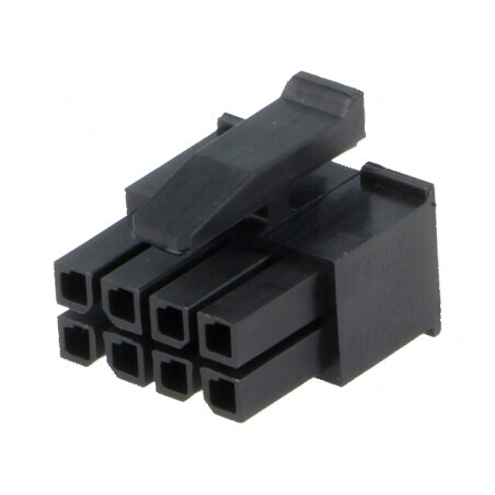 Conector Micro MATE-N-LOK 3mm PIN 8 - Cablu-Placă Mufă Mamă | Electronic-mag.ro | Componente Electronice