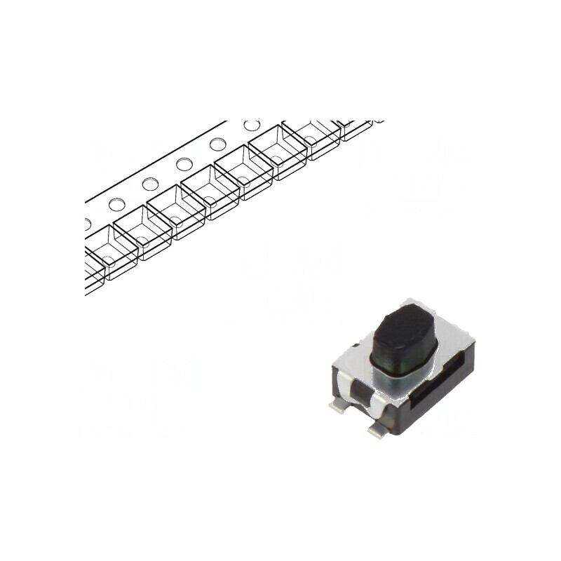 Microîntrerupător TACT SPST-NO 0,05A/32VDC SMT 2N KMR4 - Comutator Compact pentru Circuit Electric | Electronic-mag.ro | Componente Electronice Microîntrerupător TACT SPST-NO 0,05A/32VDC SMT 2N KMR4 - Comutator Compact pentru Circuit Electric | Electronic-mag.ro | Componente Electronice