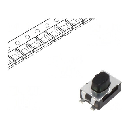 Microîntrerupător TACT SPST-NO 0,05A/32VDC SMT 2N KMR4 - Comutator Compact pentru Circuit Electric | Electronic-mag.ro | Componente Electronice