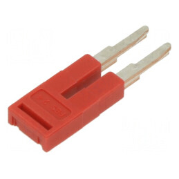 Punte de Conectare Piste 2 Roșie, Lățime 4mm, UL94V-0 - Componente Electronice Profesionale | Electronic-mag.ro | Componente Electronice