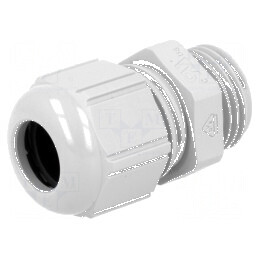 Garnitură de etanşare M16 1,5 IP68 din poliamidă gri UL94V-2 pentru protecție împotriva umidității și prafului | Electronic-mag.ro | Componente Electronice