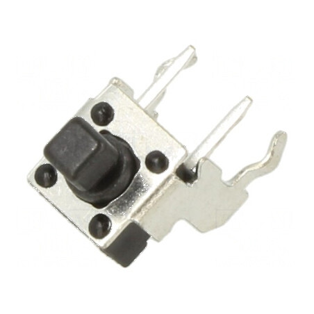 Microîntrerupător TACT SPST-NO Poz: 2 0,05A/12VDC THT 1,57N - Comutator Compact pentru Circuit Electric | Electronic-mag.ro | Componente Electronice