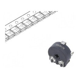 Potențiometru de montare singură, tură orizontală, 100kΩ, 150mW - Componentă electronică de calitate | Electronic-mag.ro | Componente Electronice