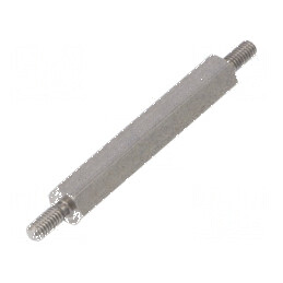 Piuliță Distanțieră Filetată 30mm, Filet Exterior M2.5, Hexagonală | Electronic-mag.ro | Componente Electronice