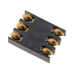 Conector SIM SMT pentru carduri fără protecție și ejector - Componentă electronică de înaltă calitate | Electronic-mag.ro | Componente Electronice