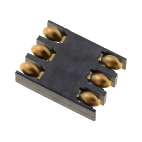 Conector SIM SMT pentru carduri fără protecție și ejector - Componentă electronică de înaltă calitate | Electronic-mag.ro | Componente Electronice