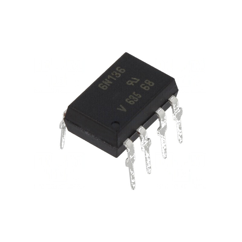 Optocuplor THT DIP8 cu 1 Canal, Ieșire cu Tranzistori, Izolație 5,3kV, Viteză 1Mbps | Electronic-mag.ro | Componente Electronice