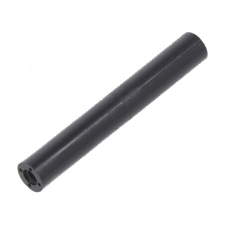 Manşon distanţier cilindric din poliamidă M2,5, Lungime 35mm, Negru | Electronic-mag.ro | Componente Electronice