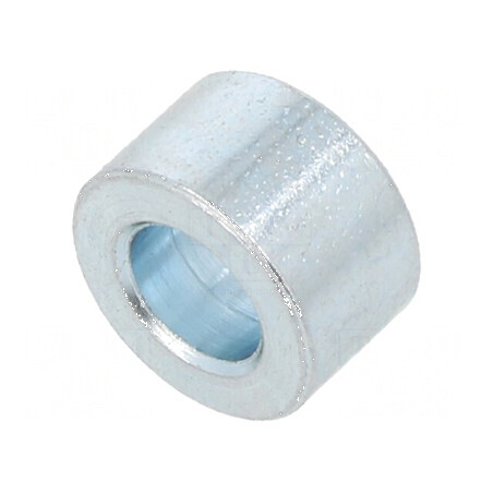 Manșon distanțier cilindric din oțel zincat, 6mm, diametru exterior 10mm | Electronic-mag.ro | Componente Electronice