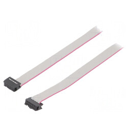 Cablu panglică IDC 1,27mm cu conectori - Lungime 0,6m | Electronic-mag.ro | Componente Electronice