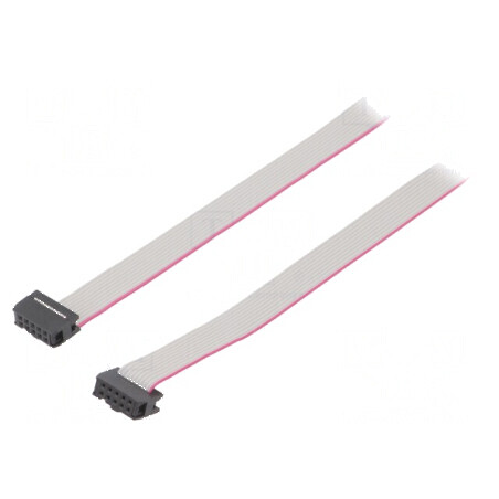 Cablu panglică IDC 1,27mm cu conectori - Lungime 0,6m | Electronic-mag.ro | Componente Electronice