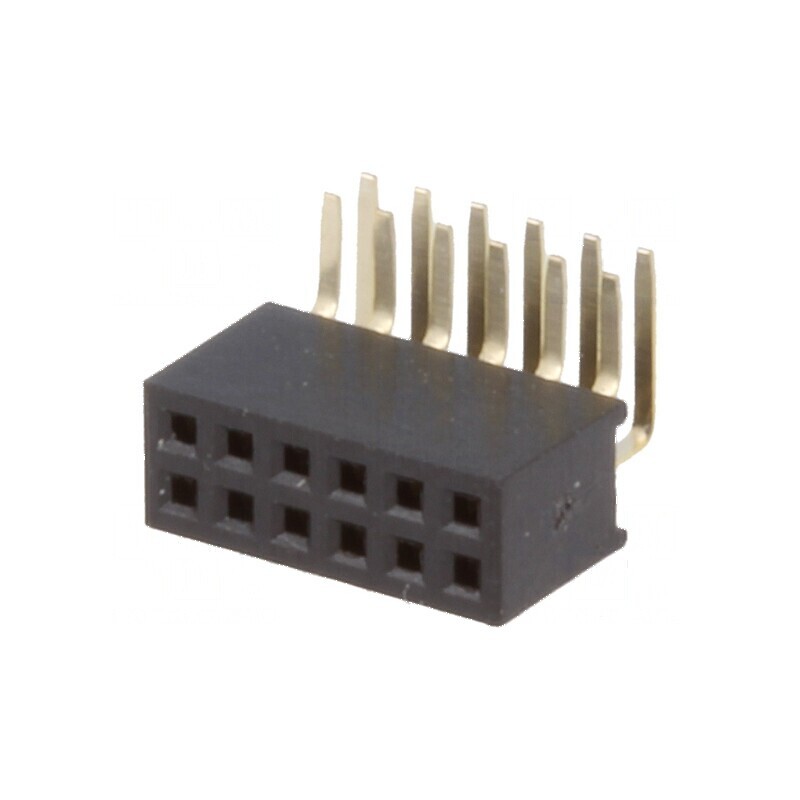 Conector șiruri pini soclu mamă 12 pini unghi 90° 1,27mm | Electronic-mag.ro | Componente Electronice Conector șiruri pini soclu mamă 12 pini unghi 90° 1,27mm | Electronic-mag.ro | Componente Electronice