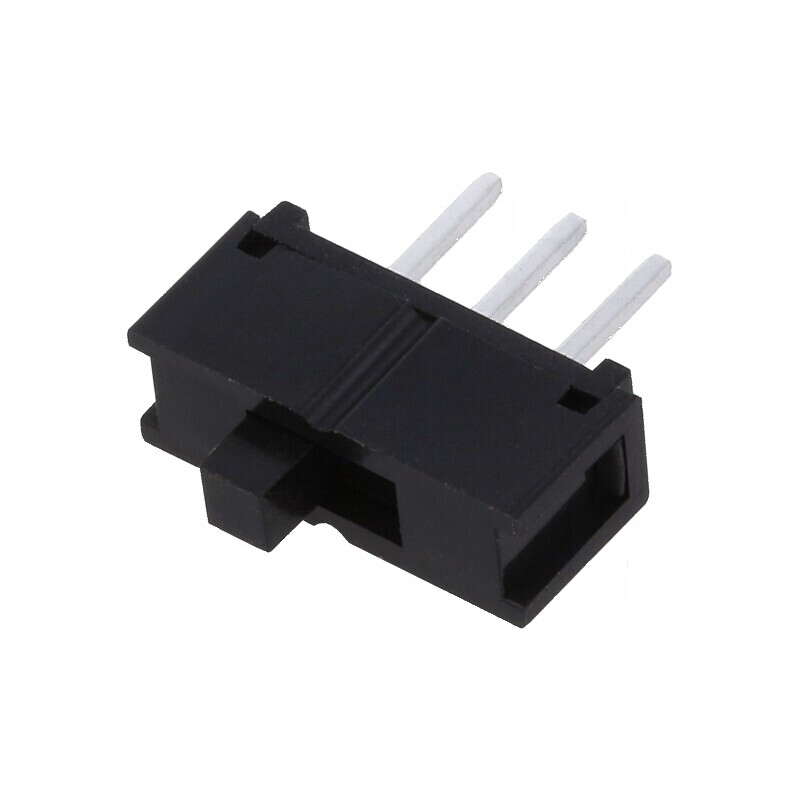 Comutator glisant SPDT 0,2A/30VDC ON-ON THT, Poz: 2, Temperaturi -20÷70°C | Electronic-mag.ro | Componente Electronice