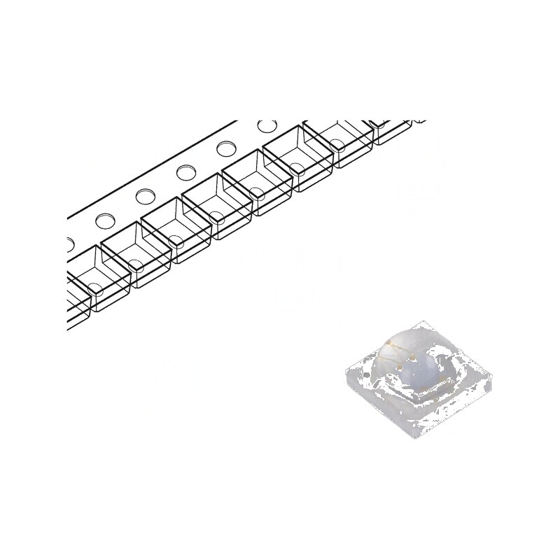 LED Convex 3,45x3,45x2,15mm - Pmax 3W, P opt 600-700mW | Electronic-mag.ro | Componente Electronice LED Convex 3,45x3,45x2,15mm - Pmax 3W, P opt 600-700mW | Electronic-mag.ro | Componente Electronice