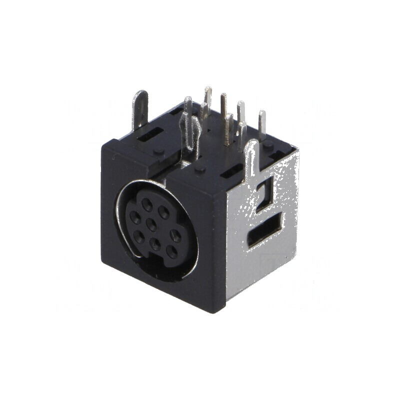 Conector DIN mini soclu mamă PIN 8 THT unghi 90° - Componentă electronică de înaltă precizie | Electronic-mag.ro | Componente Electronice Conector DIN mini soclu mamă PIN 8 THT unghi 90° - Componentă electronică de înaltă precizie | Electronic-mag.ro | Componente Electronice