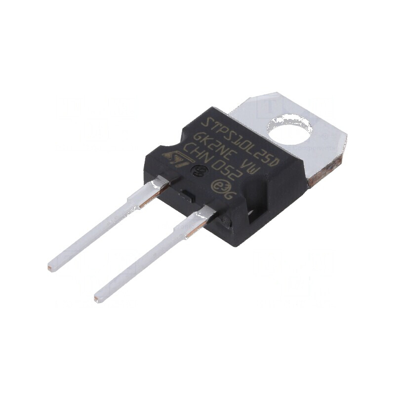 Diodă Schottky THT 25V 10A TO220AC - Redresor cu Ufmax 0,46V | Electronic-mag.ro | Componente Electronice Diodă Schottky THT 25V 10A TO220AC - Redresor cu Ufmax 0,46V | Electronic-mag.ro | Componente Electronice