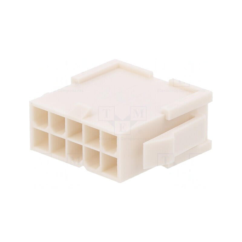 Conector cablu-cablu mufa tată Mini-Fit Jr 4,2mm PIN 10 - Componentă electronică de conectare | Electronic-mag.ro | Componente Electronice