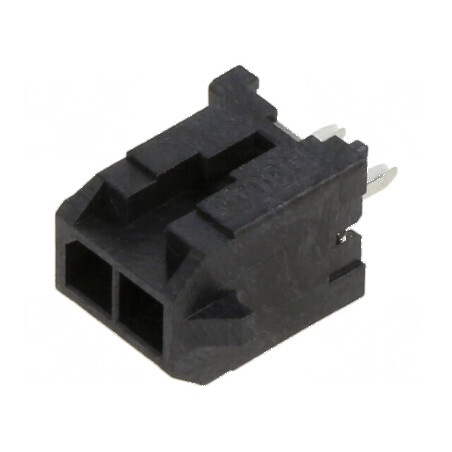 Conector Micro-Fit 3.0 cu Cablu pentru Placă Soclu Tată - 2 PIN, 3mm | Electronic-mag.ro | Componente Electronice