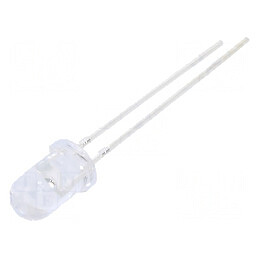 Emițător IR 5mm Transparent 40° λp Max: 940nm THT 300mA - Componentă Electronică pentru Proiecte de Infrared | Electronic-mag.ro | Componente Electronice