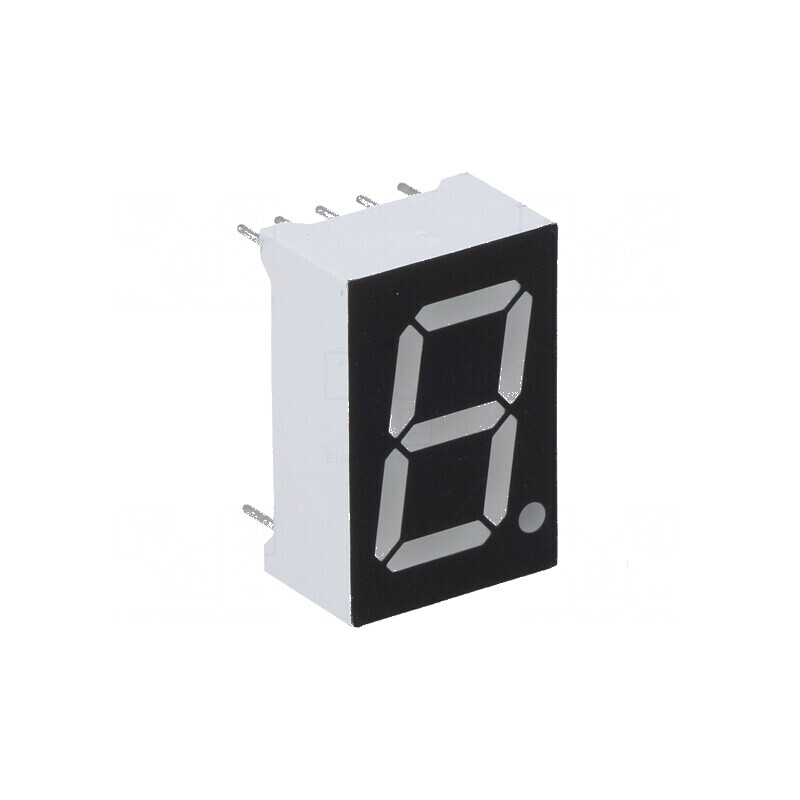 Afișaj LED 7 segmente 14,2mm 0,56 Nr.car: 1 Galben 60mcd - Display Digital pentru Proiecte Electronice | Electronic-mag.ro | Componente Electronice Afișaj LED 7 segmente 14,2mm 0,56 Nr.car: 1 Galben 60mcd - Display Digital pentru Proiecte Electronice | Electronic-mag.ro | Componente Electronice