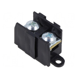 Regletă de Conexiuni Terminale cu Șurub 10mm² 57A, Piste: 1 - Soluție Profesională pentru Conexiuni Electrice | Electronic-mag.ro | Componente Electronice