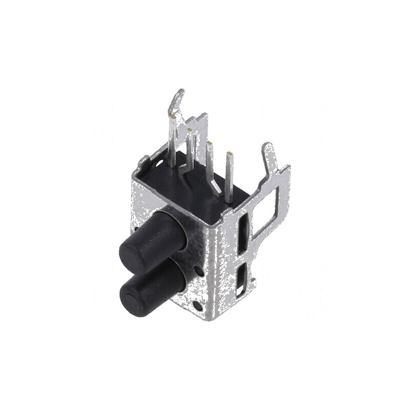 Microîntrerupător TACT SPST-NO x2 - 0,05A/12VDC THT pentru aplicații electronice | Electronic-mag.ro | Componente Electronice