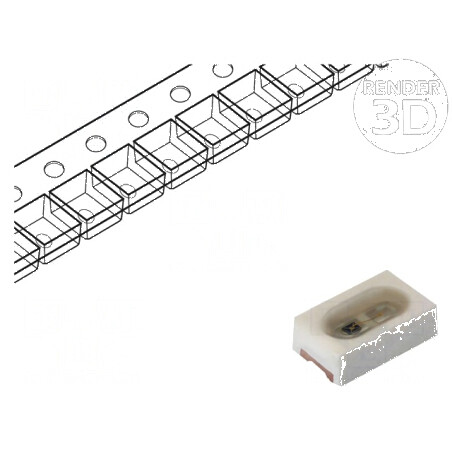 Emițător IR 0805 850nm 60° SMD - Dimensiuni 2x1,25x0,8mm, Curent 100mA | Electronic-mag.ro | Componente Electronice