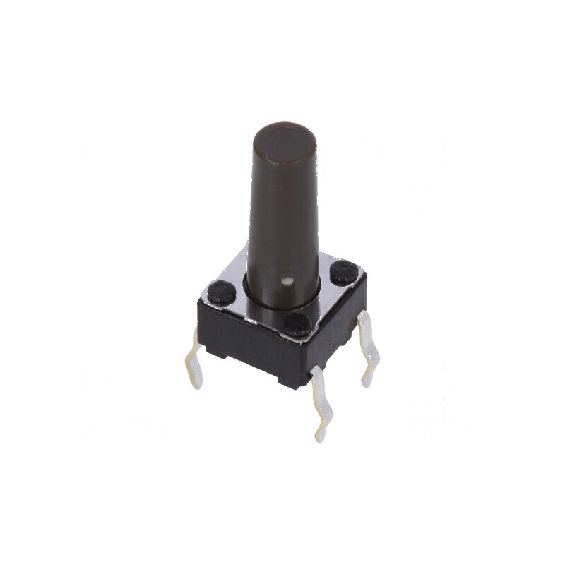 Microîntrerupător TACT SPST 0,05A/12VDC THT 1,6N 13mm - Comutator Compact pentru Proiecte Electronice | Electronic-mag.ro | Componente Electronice