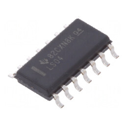 IC Digital 74LS, NOT, 6 SMD, SO14, Temperatura de Operare 0÷70°C | Electronic-mag.ro | Componente Electronice