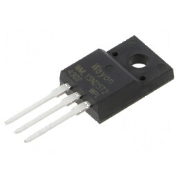 Tranzistor N-MOSFET Unipolar TO220FP - Componentă Electronică pentru Aplicații de Putere | Electronic-mag.ro | Componente Electronice