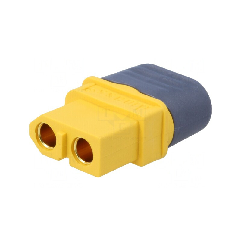 Conector alimentare DC XT60 mamă cu 2 pini pentru cablu de lipire | Electronic-mag.ro | Componente Electronice Conector alimentare DC XT60 mamă cu 2 pini pentru cablu de lipire | Electronic-mag.ro | Componente Electronice