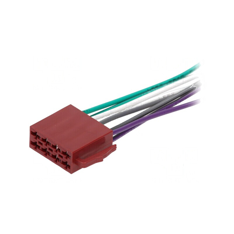 ISO mufă cu cabluri PIN 8 - Conector auto de înaltă calitate pentru instalare electrică | Electronic-mag.ro | Componente Electronice