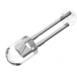 Fototranzistor 5mm cu λp max: 520nm, tensiune maximă 60V, lentilă transparentă, putere 50mW | Electronic-mag.ro | Componente Electronice