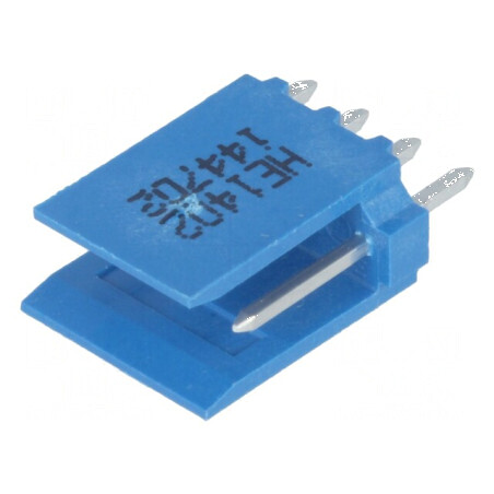 Conector cablu-placă soclu tată HE14 2,54mm 4 PIN THT 3A - Componente electrice de înaltă calitate | Electronic-mag.ro | Componente Electronice