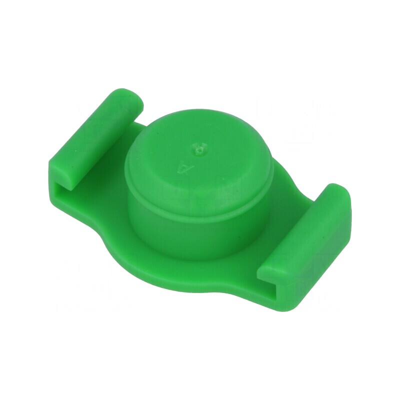 Buşon pentru seringă 10ml verde fără silicon - compatibil cu seringi QuantX | Electronic-mag.ro | Componente Electronice