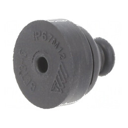 Manșon elastomer termoplastic TPE negru 12,2mm cu protecție IP67 pentru aplicații industriale | Electronic-mag.ro | Componente Electronice