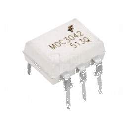 Optotriac 4,17kV MOC304XM DIP6 cu Canale 1 și Viteza de Comutare 1kV/μs | Electronic-mag.ro | Componente Electronice