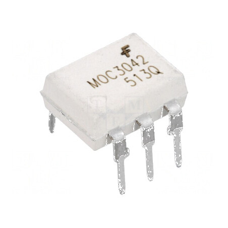 Optotriac 4,17kV MOC304XM DIP6 cu Canale 1 și Viteza de Comutare 1kV/μs | Electronic-mag.ro | Componente Electronice