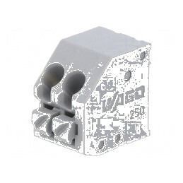 Regletă de conexiuni pentru PCB 45° - 3,5mm, 2 piste, 5A | Electronic-mag.ro | Componente Electronice