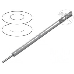 Cablu SiD 1x0,5mm² Cu silicon gri, rezistență temperatură -60° la 180°C, 300V/500V | Electronic-mag.ro | Componente Electronice