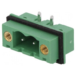 Regletă de conexiuni deconectabilă 5,08mm cu 2 socluri tată - soluție profesională pentru conexiuni electrice | Electronic-mag.ro | Componente Electronice