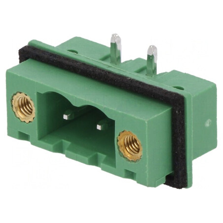 Regletă de conexiuni deconectabilă 5,08mm cu 2 socluri tată - soluție profesională pentru conexiuni electrice | Electronic-mag.ro | Componente Electronice