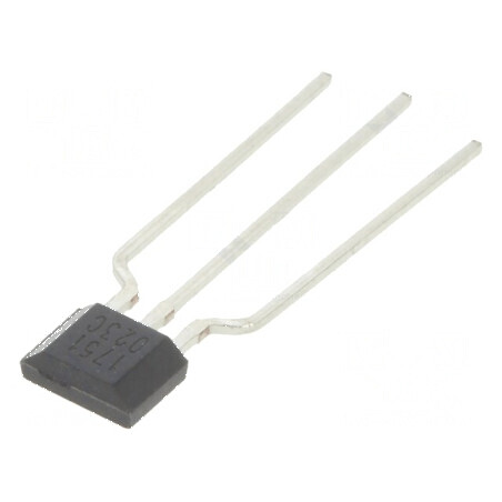 Senzor Hall Bipolar SIP3 - Interval Magnetic 7mT, Tensiune de Alimentare 3,5÷20VDC, Consum 6mA | Electronic-mag.ro | Componente Electronice