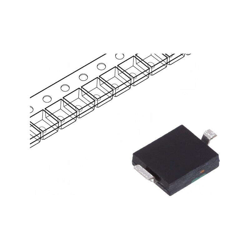 Fotodiodă SMD DIL 950nm, 780-1100nm, 60°, 2nA, Neagră, 150mW | Electronic-mag.ro | Componente Electronice Fotodiodă SMD DIL 950nm, 780-1100nm, 60°, 2nA, Neagră, 150mW | Electronic-mag.ro | Componente Electronice